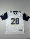 Reebok NFL St. Louis Rams #28 Marshall Faulk Football Jersey  (3XL/4XL)