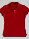 Ralph Lauren Red "The Skinny Polo" Women's Polo Shirt (XS)