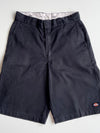 Dickies Black Loose Fit Work Shorts (W:32) (L:25)