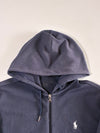 Polo Ralph Lauren Navy Full-Zip Pony Logo Hoodie (S/M)