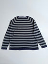 Lacoste Striped Logo Patch Long-Sleeve Knit Sweater(2XL)