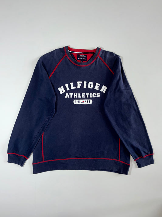 Tommy Hilfiger Athletics Spellout Crewneck Sweatshirt Navy (XL)