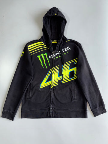 VR46 Valentino Rossi x Monster Energy Official Racing Apparel Full-Zip Hoodie (L)