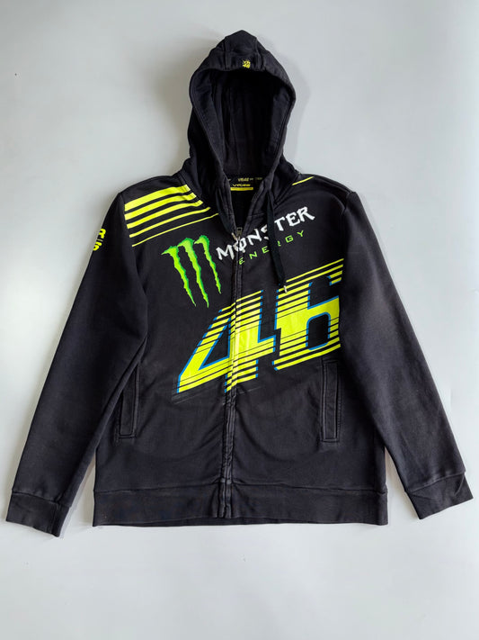 VR46 Valentino Rossi x Monster Energy Official Racing Apparel Full-Zip Hoodie (L)