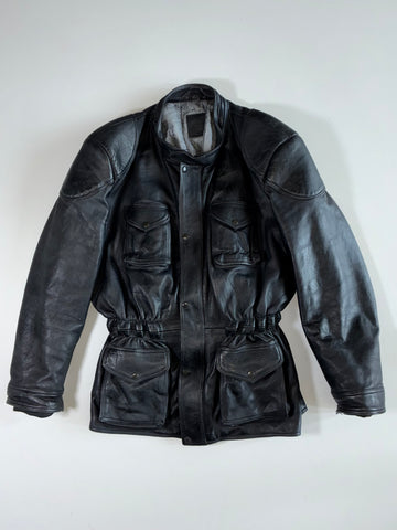 Scout Leder Black Leather Touring Jacket (2XL)