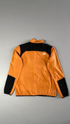 The North Face Denali Fleece Full-Zip Jacket — Amber Orange / Black (M)