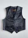 Vintage Dimaggio Genuine Leather Vest(Xs)