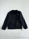 The North Face Reversible Nylon to Fleece Black Jacket,(S)