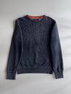 Superdry Embossed Logo Crewneck Sweatshirt – Charcoal Grey (S)