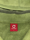 Top Girl Script Embroidered Zip Hoodie – Olive Green (S)