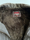 5th Street Jeans Sherpa Lined Military Bomber Jacket – Washed Grey (L)