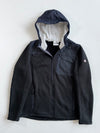 Spyder Black Knit Fleece Jacket with Sherpa-Lined Hood (L)