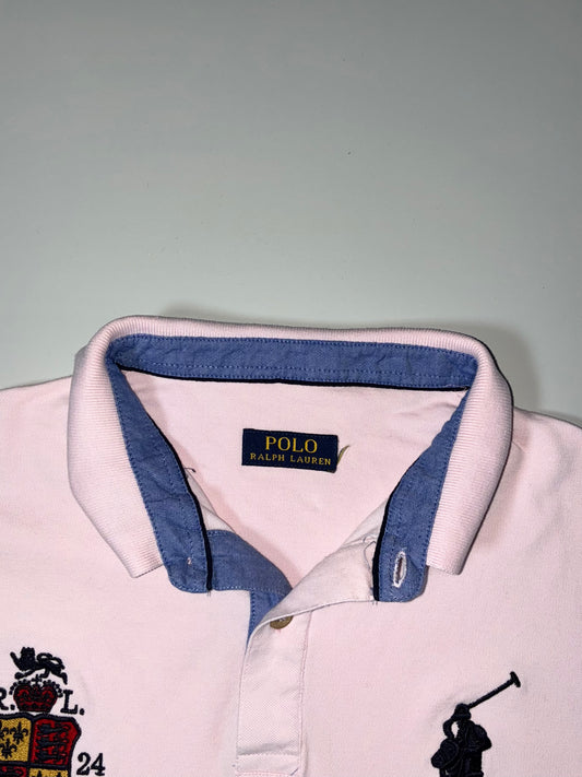 Polo Ralph Lauren White Big Pony Crest Polo Shirt  (2XL)