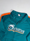 NFL Team Apparel Miami Dolphins Teal & Orange Track Jacket (XL)
