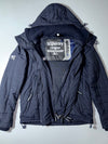 Superdry Original Windcheater Quilted Hooded Jacket – Navy,(M)