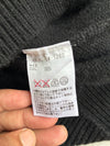 Polo by Ralph Lauren Black Lambswool Quarter Zip Sweater (M)