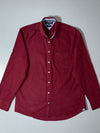 Tommy Hilfiger | Maroon New York Fit Button-Down Shirt | (S)