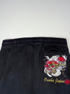 Evisu Heritage Gold Embroidered Logo Joggers – Black (W:35) (L:41)