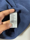 Vintage The North Face Navy Blue Fleece Zip-Up Hoodie (2XL)