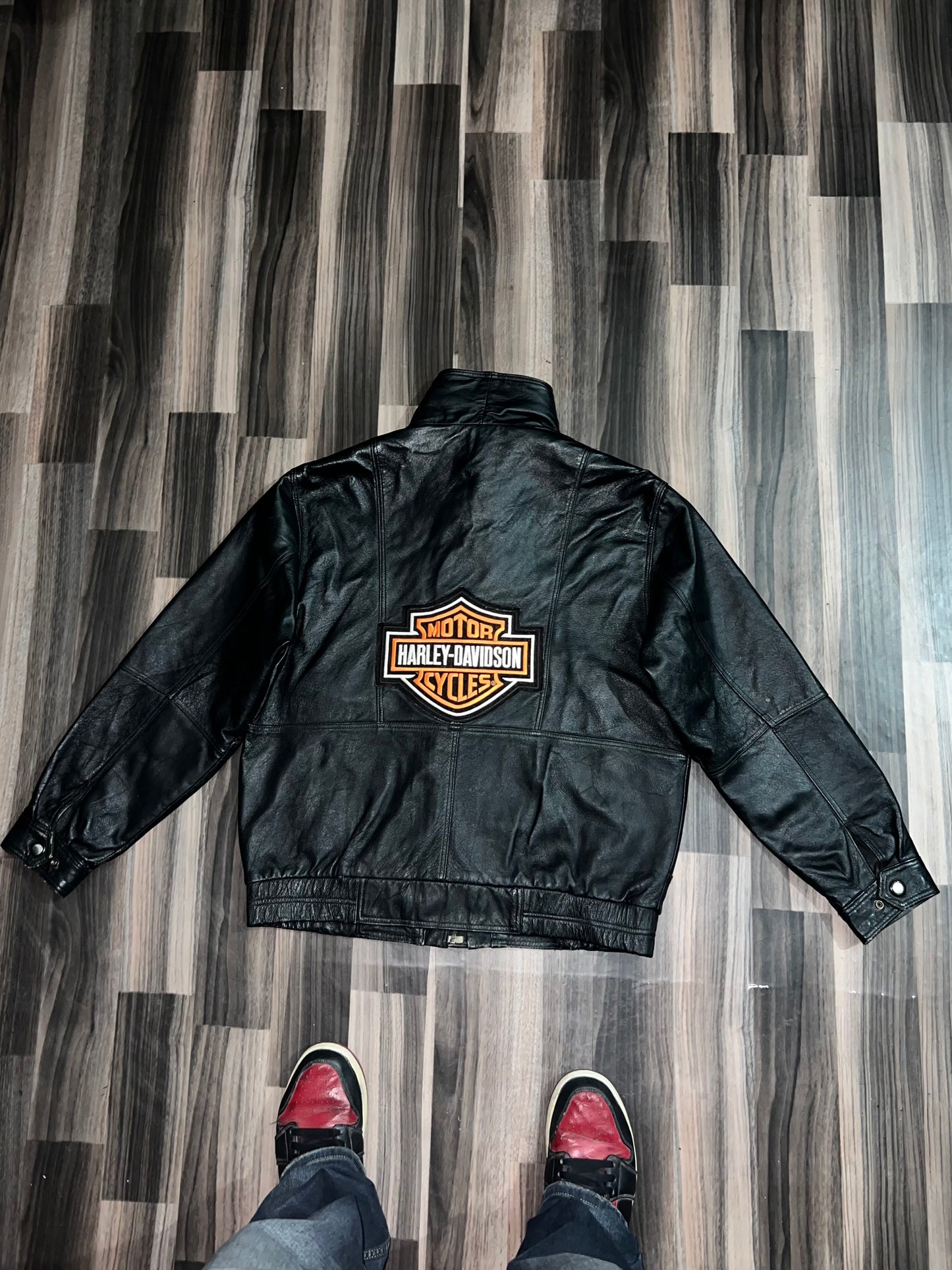 ZHAREL DAVIDSON LEATHER JACKET (RARE) (L/XL)