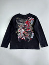 Nippon Blue’s Koi & Sakura Embroidered T-shirt (M/L)