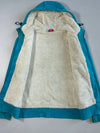 Puma Sport Lifestyle Sherpa-Lined Zip-Up Hoodie Turquoise/Grey Colorblock,  (M)