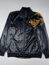Japanese Sukajan Dragon Embroidered Satin Bomber Jacket – Black (M)