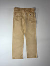 Carhartt Relaxed Fit Brown Washed Canvas 5-Pocket Work Pants (W:36) (L:41)