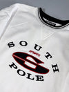 South Pole Embroidered Spellout Crewneck Sweatshirt White, Size  (2XL)