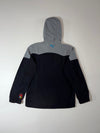 Puma Sport Lifestyle Colourblock Hooded Technical Jacket – Grey/Black (M)