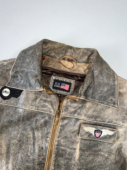 ZRare Vintage Us Air Force Original Leather (L)