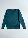 Tommy Hilfiger Classic V-Neck Knit Sweater – Forest Green woman’s (M)