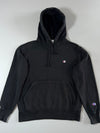 Champion Black Reverse Weave Style Pullover Hoodie (S)
