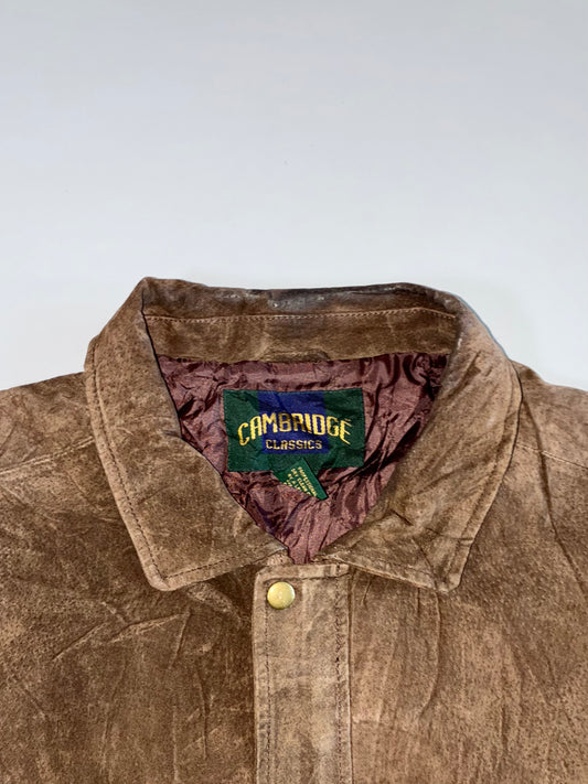 Cambridge Classic Premium Original Pure Leather Jacket (2XL)
