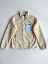 Patagonia Classic Retro-X Sherpa Fleece Jacket — Cream/Light Blue (M)