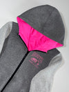 Roots Athletics Grey & Pink Reversible Zip Hoodie – Women’s (S)