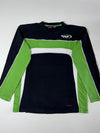 Kawasaki Team Green Racing Long Sleeve Tee  Black/Green (XL)
