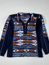 Mouflon Aztec Print Half-Zip Fleece Pullover (M)