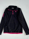 Kappa Black & Pink Half-Zip Fleece Pullover (XS)