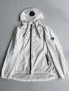 Tommy Hilfiger White Hooded Windbreaker (L)