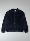 Nike Black Corduroy Snap-Button Jacket (2XL)