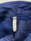 Adidas Core 18 Full-Zip Track Jacket — Navy Blue/White (2XL)