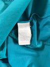 Vintage Millet Teal Blue Hooded Windbreaker Jacket (M)