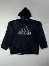 Adidas Fleece Pullover Hoodie – Black (2XL)