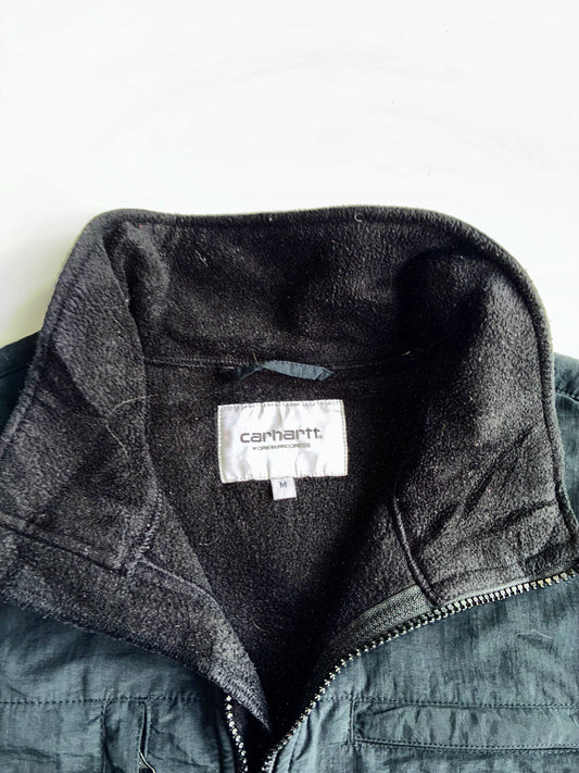 Carhartt WIP Fleece-Panel Zip Jacket – Black Size (Xl)