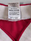 Vintage Adidas 3-Stripes Long Sleeve Football Jersey – Red & White (2XL)