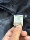 First Avenue by North Beach Black Leather Button-Up Blazer Jacket, Women’s (S)