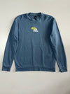 Adidas | Blue Smiley Logo Crewneck Sweatshirt | (M/L)