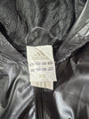 Adidas Black & White Colorblock Hooded Windbreaker (XS/S)