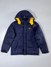 Dickies Since 1922 Hooded Puffer Jacket Navy/Yellow (L)
